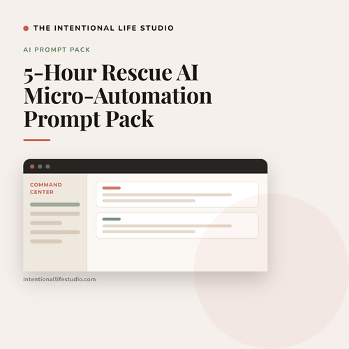 5-Hour Rescue AI Micro-Automation Prompt Pack product cover