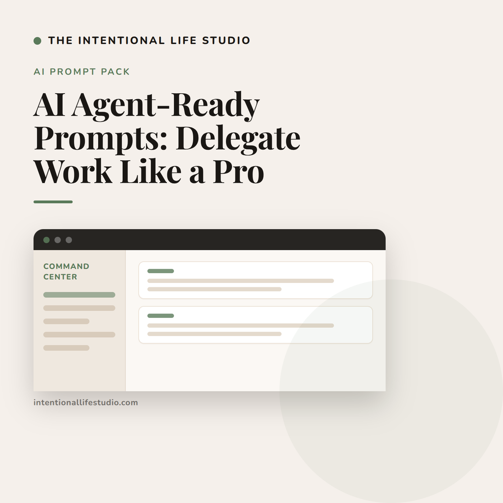 AI Agent-Ready Prompts: Delegate Work Like a Pro product cover