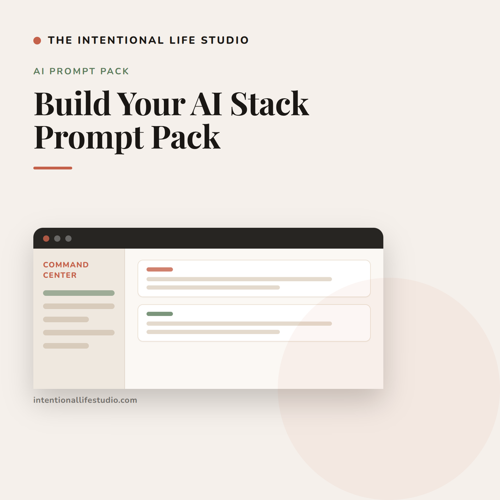 Build Your AI Stack Prompt Pack product cover