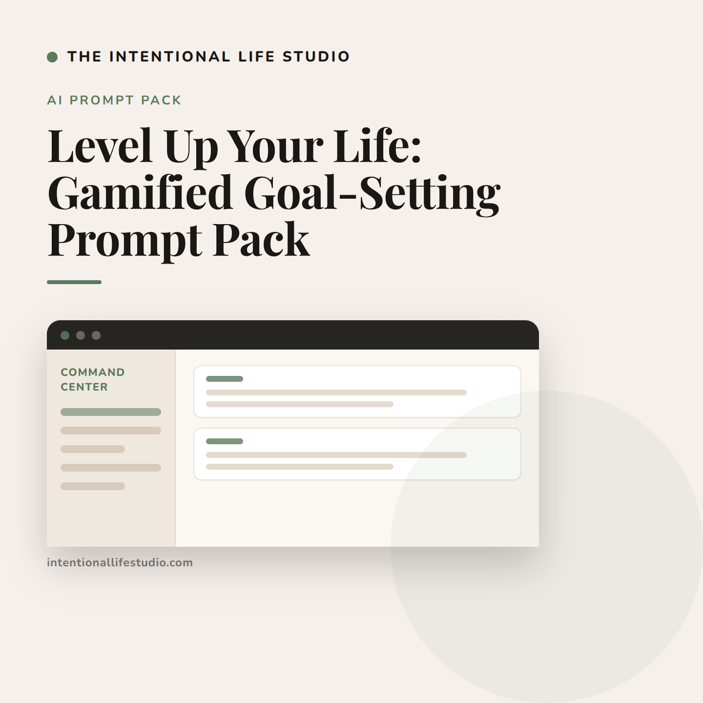 Level Up Your Life: Gamified Goal-Setting Prompt Pack product cover