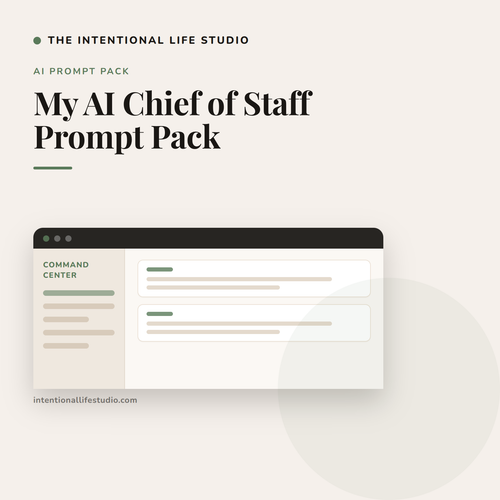My AI Chief of Staff Prompt Pack product cover