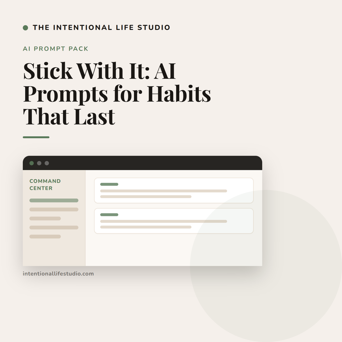 Stick With It: AI Prompts for Habits That Last product cover