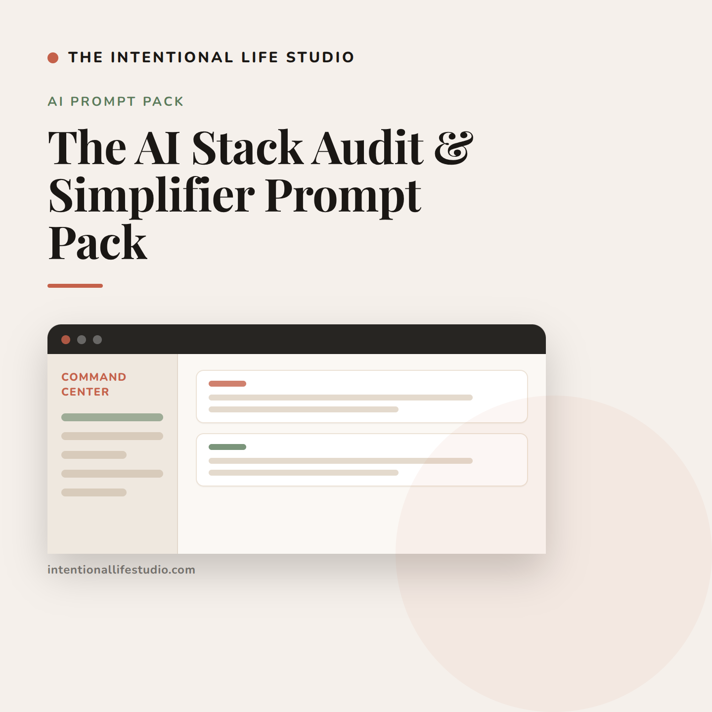 The AI Stack Audit & Simplifier Prompt Pack product cover