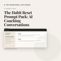 The Habit Reset Prompt Pack: AI Coaching Conversations product cover