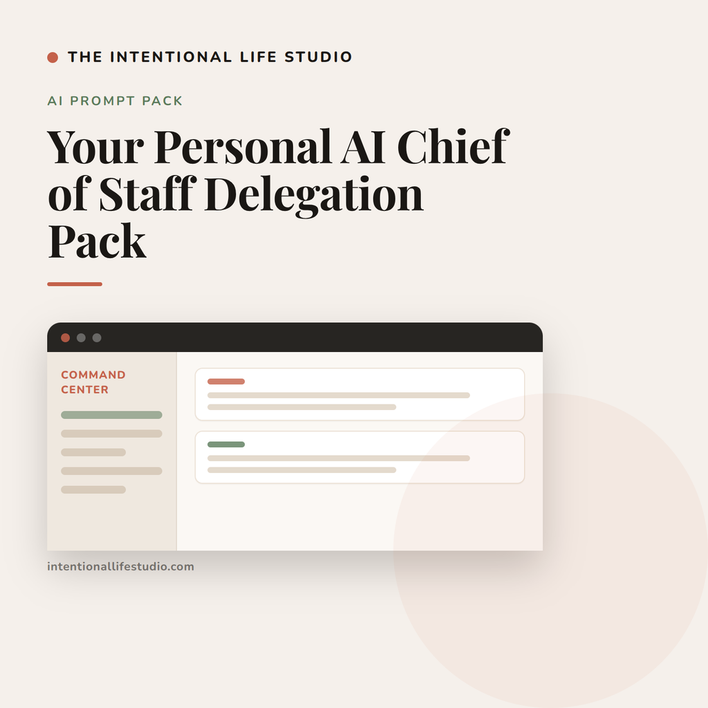 Your Personal AI Chief of Staff Delegation Pack product cover