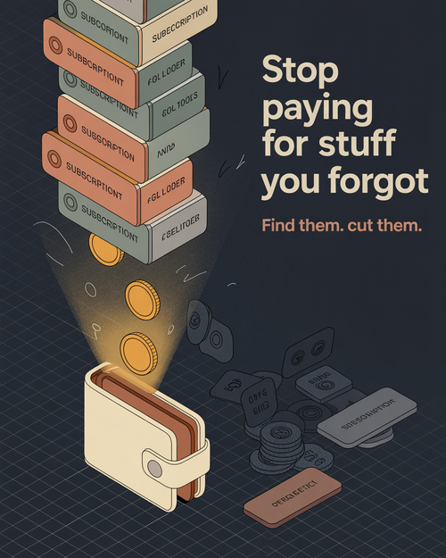 Find Your Money Leaks: AI Subscription and Life Admin Audit Prompts